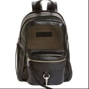Rebecca Minkoff Mini M.A.B. Mesh Leather Backpack